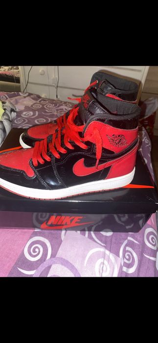 Adidași stil sport high-top roșu/negru – calitate premium