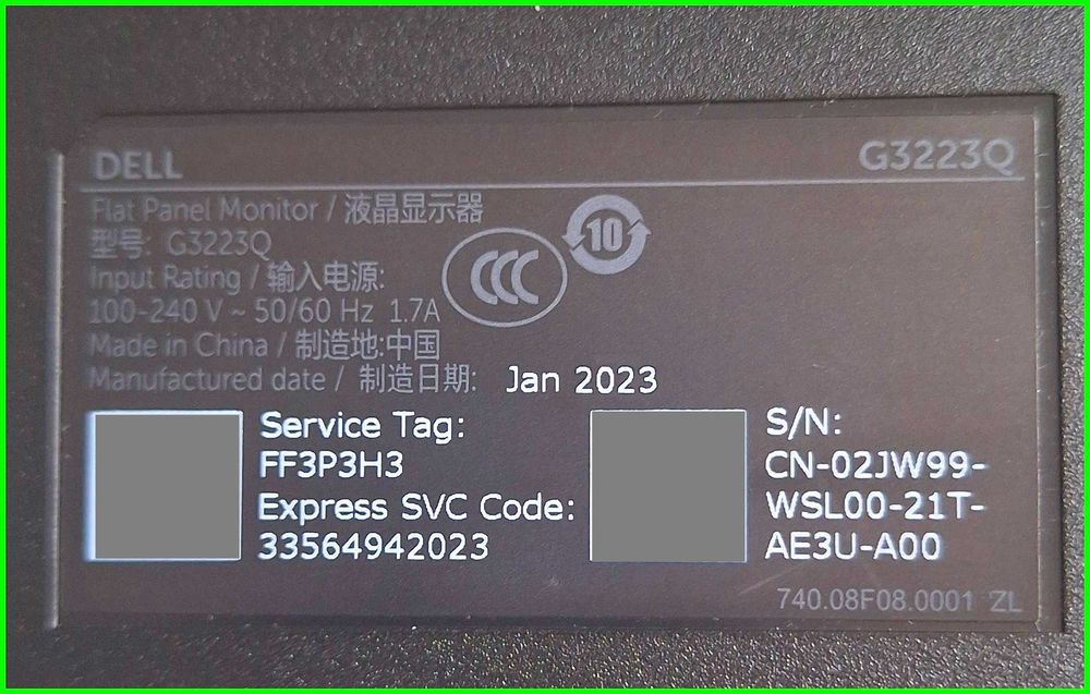 Monitor 32 inch / DELL G3223Q / 4K / 144 Hz / IPS / Gaming / Office