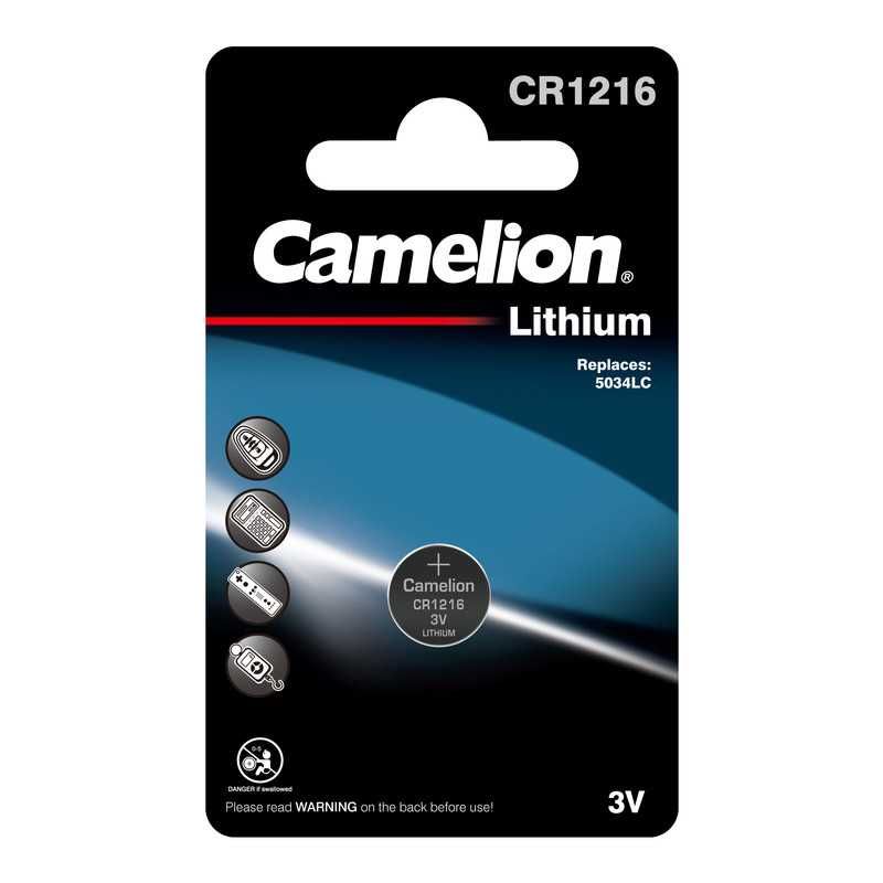Батарейка дисковая Camelion CR 1216