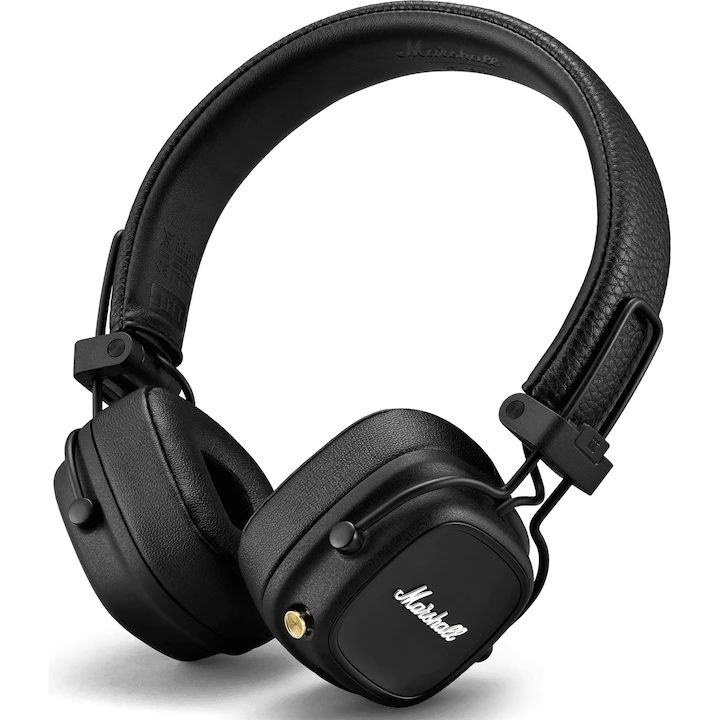 Casti audio On ear Marshall Major IV, Bluetooth, negru