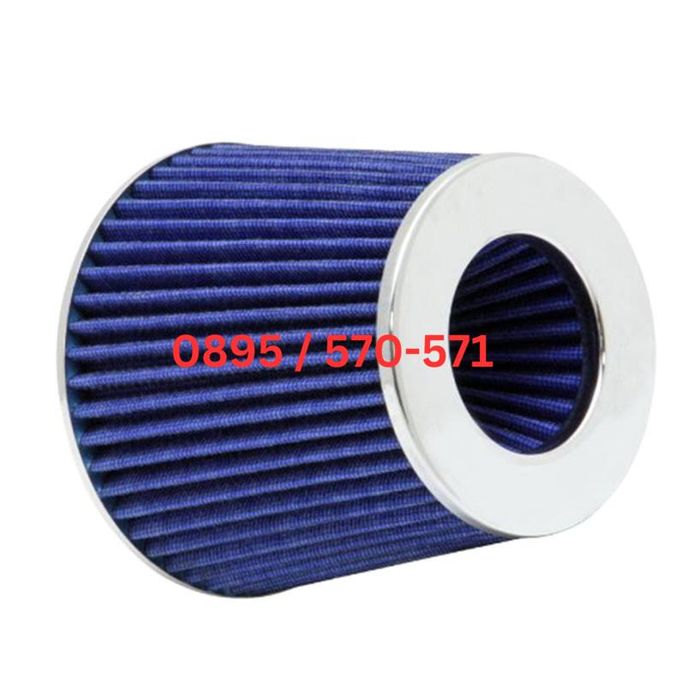 150 mm Универсален Спортен Въздушен Филтър Син За Автомобил Конус