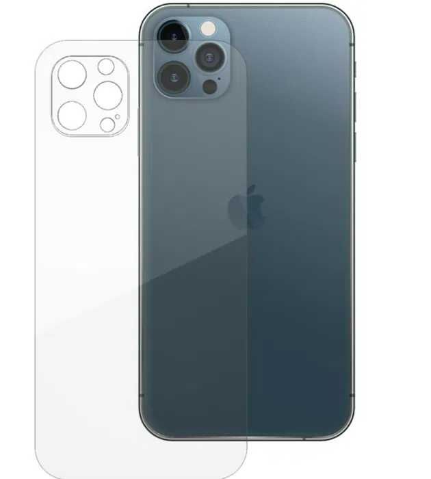 Folie de silicon pentru ecran sau spate iPhone 11/ 12/ 13/ 14/ 15/ 16
