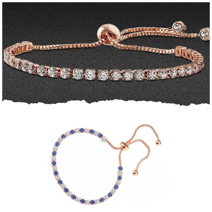 Bratara dama reglabila zirconiu