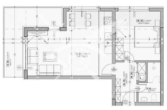 Двустаен апартамент в Смирненски 342-12313