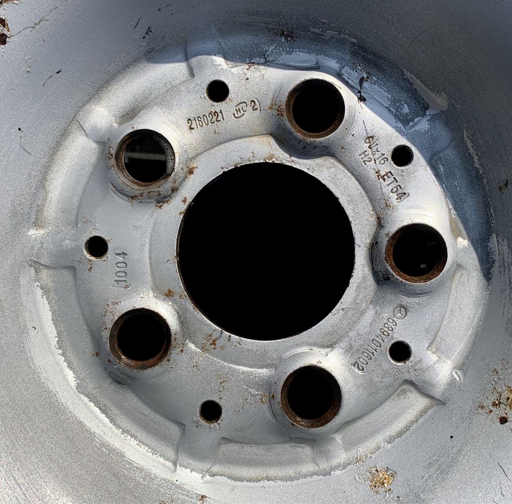 1бр.Оригинална железнa джантa 16цола 5x112 за Mercedes Vito(2004-2021)