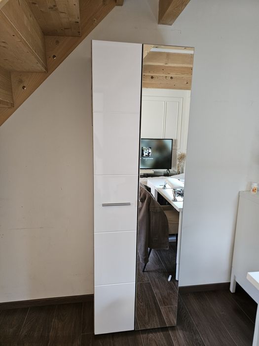 Dulap Hol cu Oglinda, Agatatoare si Rafturi