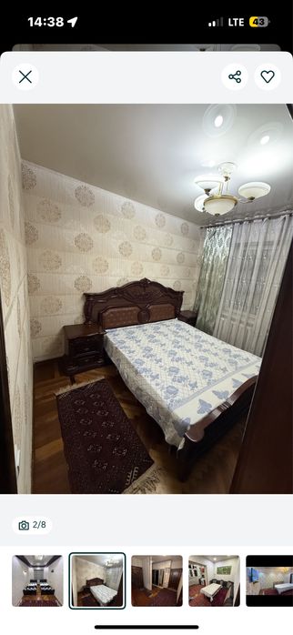 Саракулка аренда Евро ремон йул йуз  3xona 500doll Yigitlarga Qizlarga