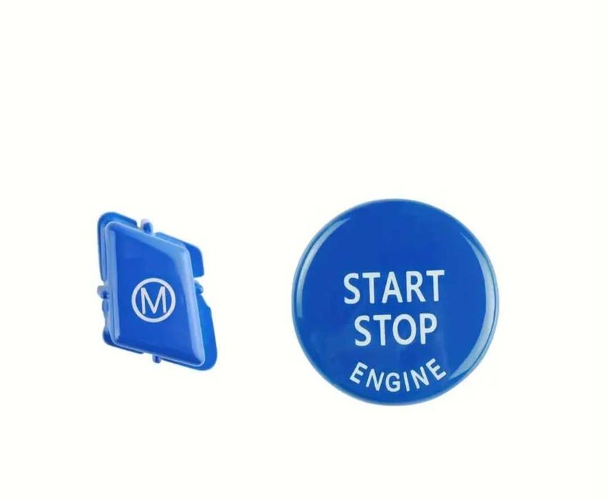 НОВИ Start Stop Бутони + M  BMW E90 E91 E92 e-Series M бутон за волан