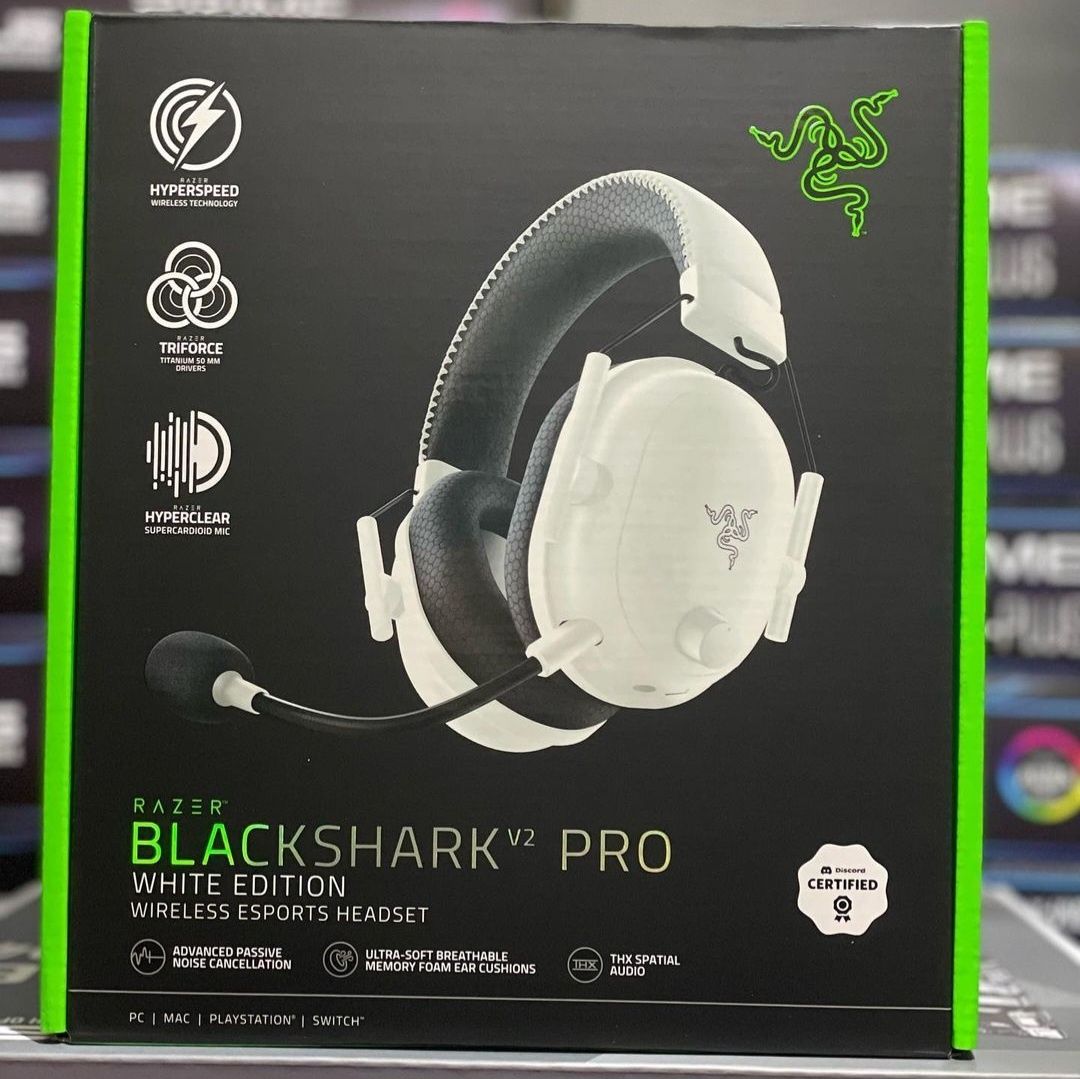 RAZER BLACKSHARK V2 PRO 2022 White Беспроводные Наушники/Гарнитура