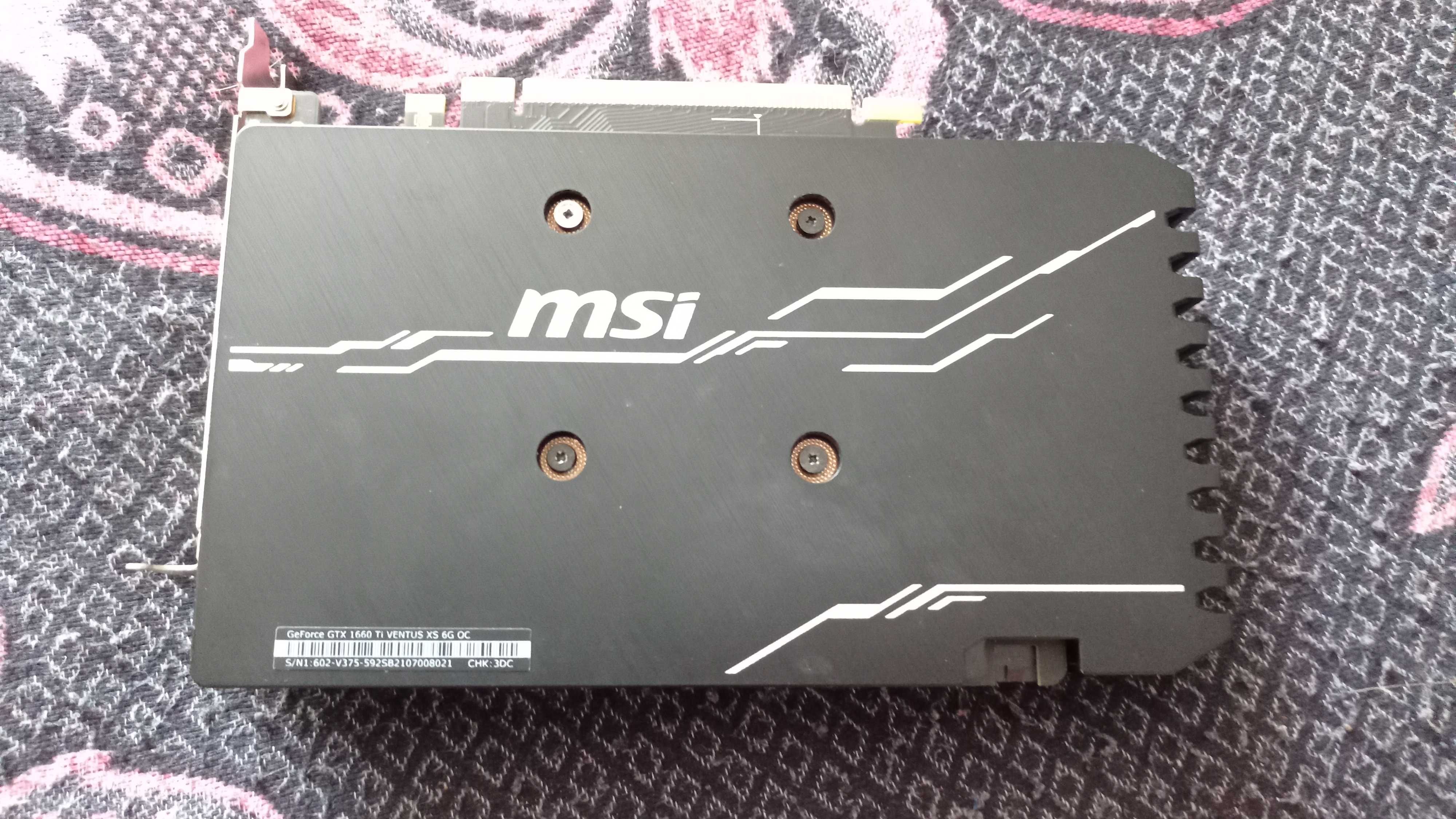 Gtx 1660 ti MSI ventus xs oc edition