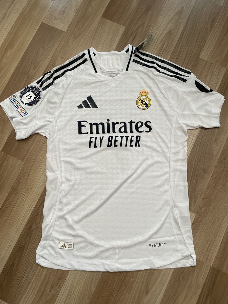 Real Madrid 2425 Vini Jr. Mbappe Bellingham Home Kit S M L XL