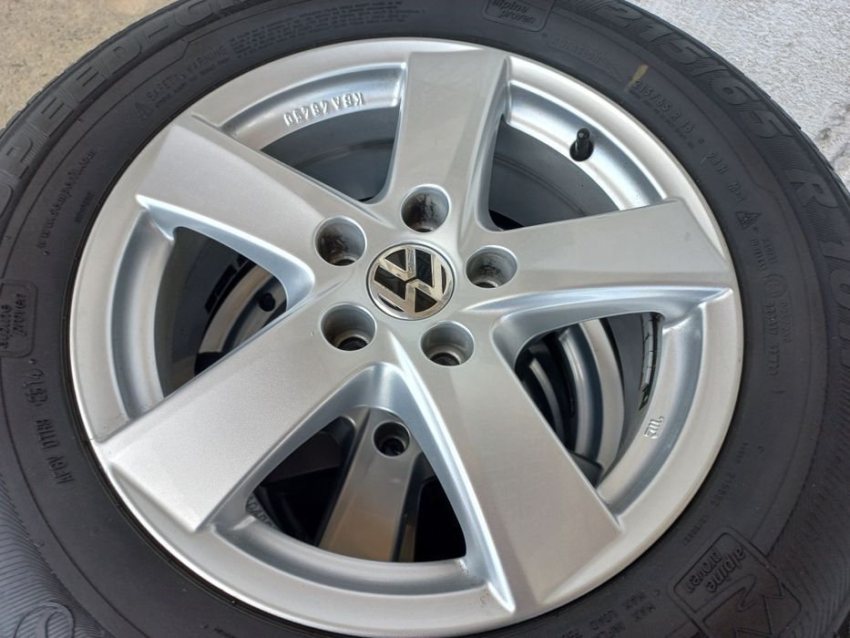1 ) Jante r16 5x112 vw tiguan skoda seat audi  215 65 16