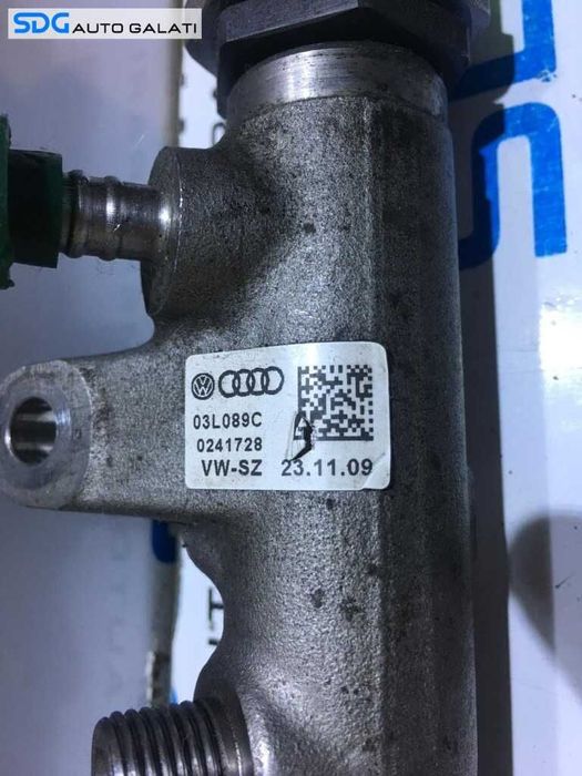 Rampa Presiune cu Senzor Senzori Regulator Presiune Volkswagen Passat B6 2.0 TDI 2005 - 2011 Cod 03L906051 057130764H [L0747SOS]