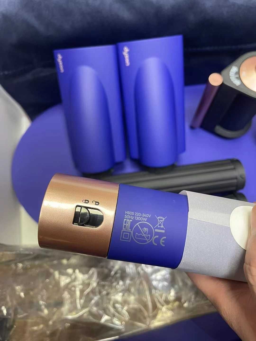Маша Multistyler Dyson Airwrap Complete Long HS05, Син / Розов
