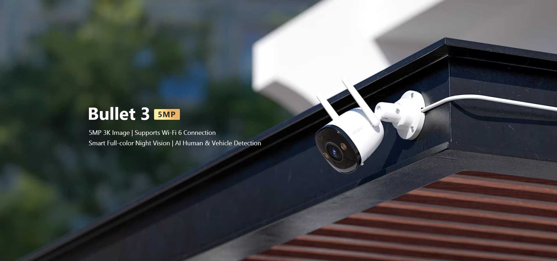 Dahua Imou Bullet 5MP (3K 2880*1620) WiFi камера + Гаранция 24м