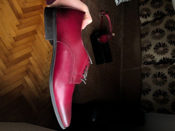 Pantofi eleganti barbati marimea 44 din PIELE + curea asortata BONUS