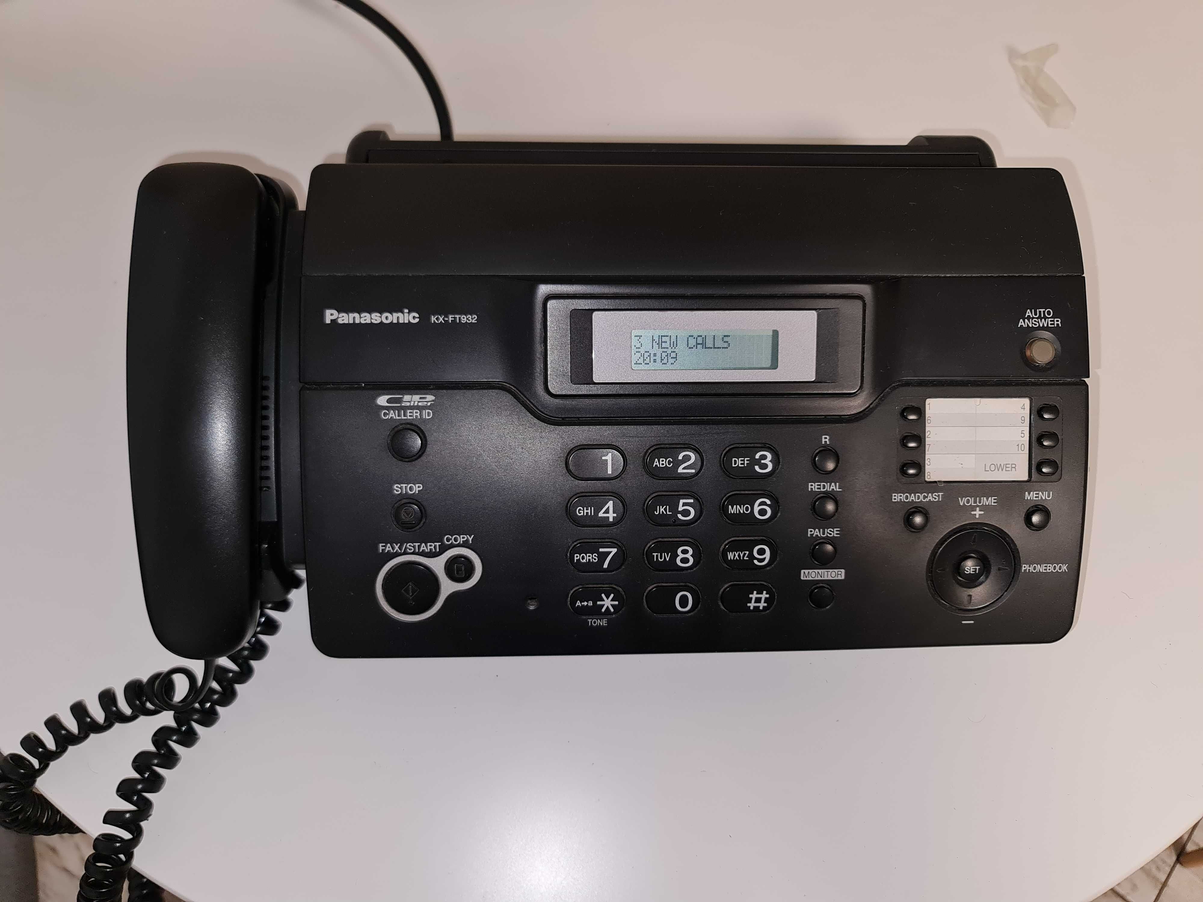 Panasonic KX-FT932 - telefon/fax/robot telefonic – cu hartie termica