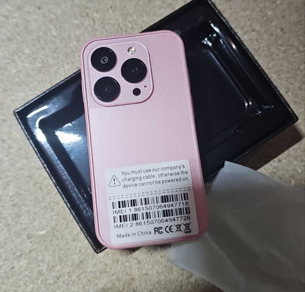 Мини Мобилен телефон 3G Pro Max, Android 8,1, 2GB RAM, 16GB ROM