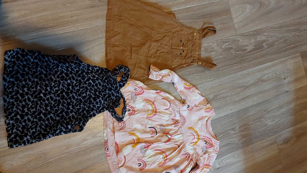 3 рокли за малки момичета, 92 см 98 см, F&F Next H&M