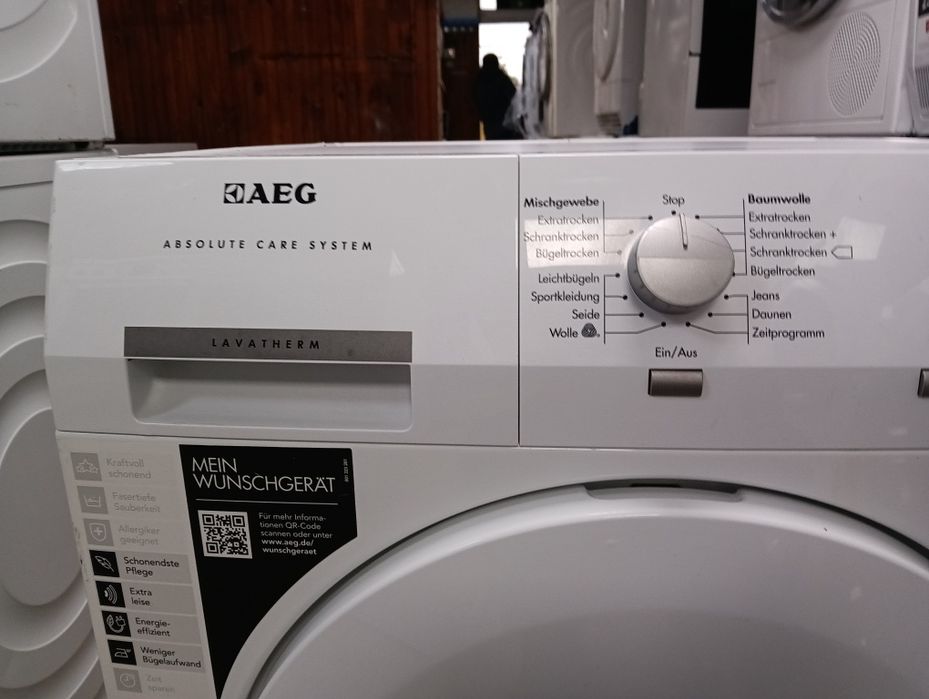 Сушилня с термопомпа АЕГ Aeg Protex Plus A+++ 8кг 2 години гаранция!