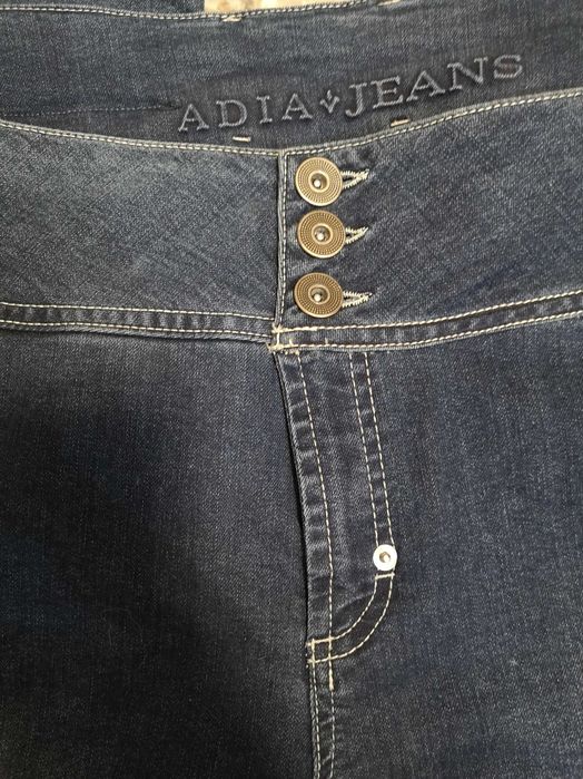 Дамски дънки ADIA ROME голям размер с висока талия. Размер 54.