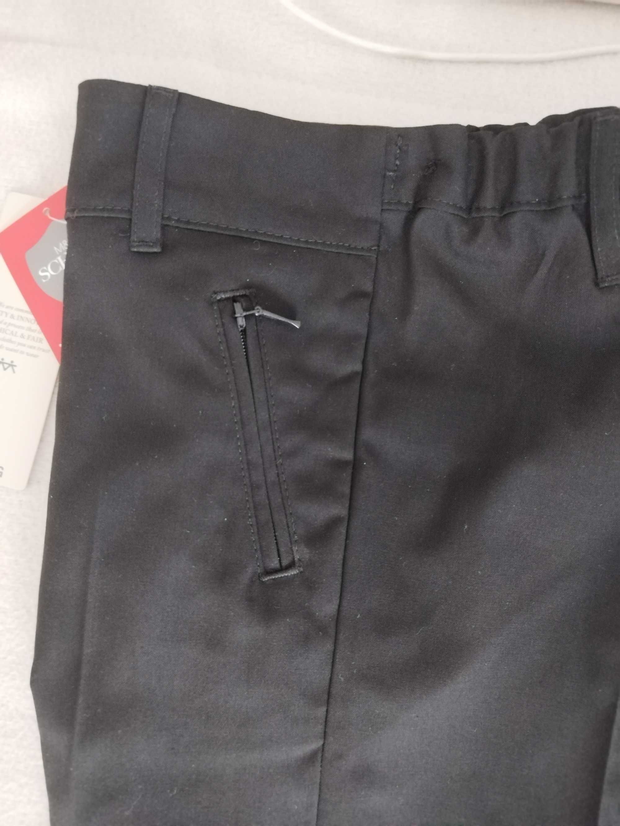 Pantaloni negri din stofa Marks & Spencer noi