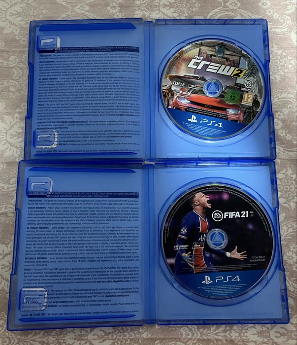Игри за ps4 the crew2 и fifa21