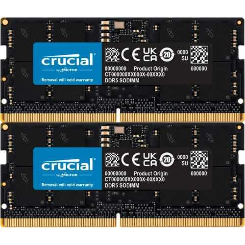 Kit 2x64 GB DDR5 5600 MHz CL 46, Dual Channel SO-DIMM
