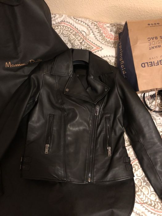 Новая кожаная куртка от Massimo Dutti