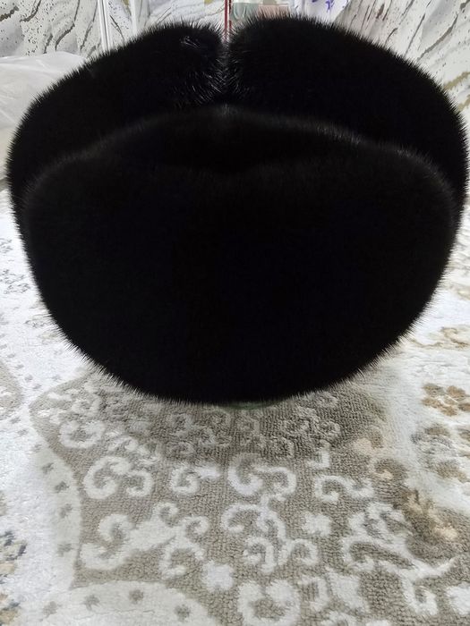 Норковая мужская шапка