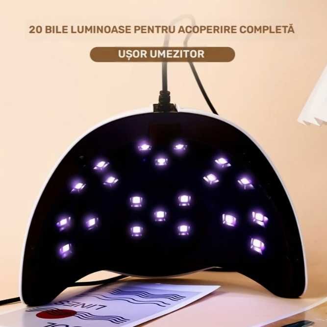 NOUA Lampa unghii UV oja semipermaneneta