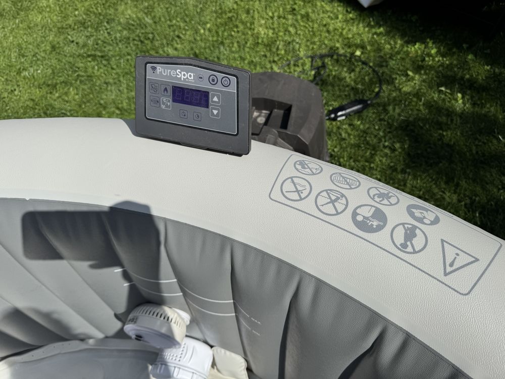 Надуваемо джакузи PureSpa™ Greywood Bubble Deluxe за 6 човека