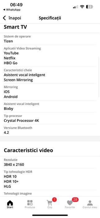 Televizor Samsung 75AU8072, 189 cm, Smart, 4K Ultra HD, LED
