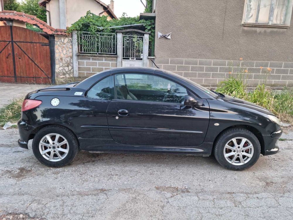 Пежо 206 CC 1.6 i 110 коня бензин 2006 г кабрио