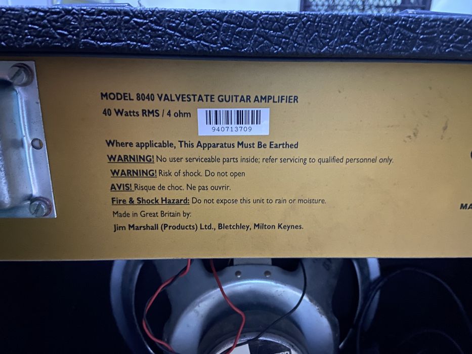 Vand amplificator de chitara Marshall