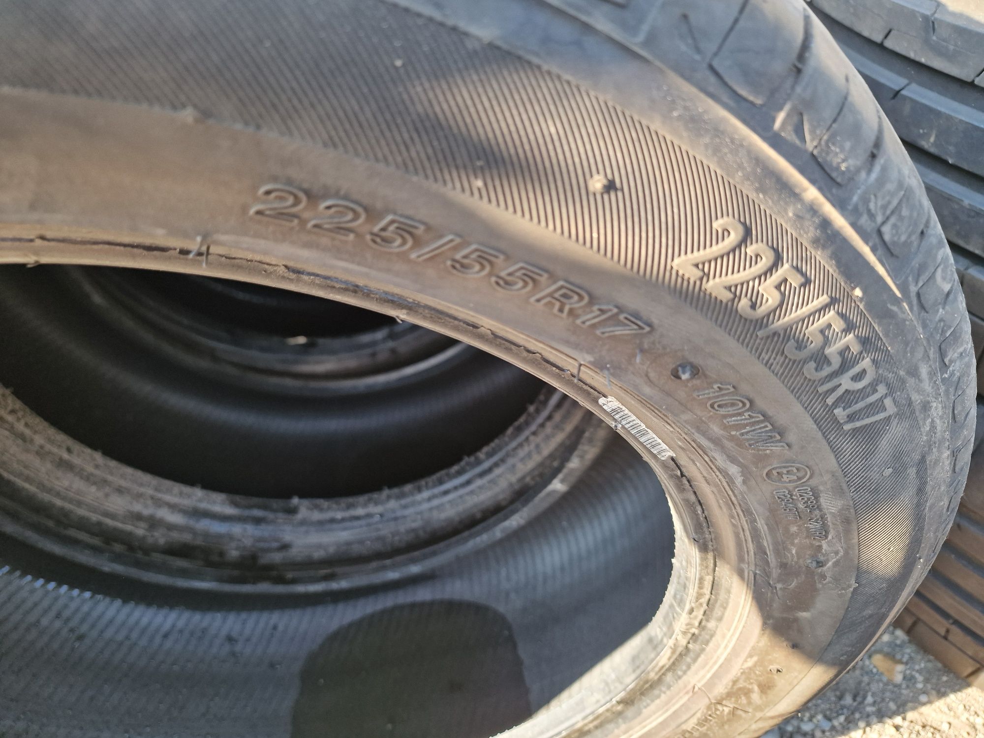 Anvelope 225/55R17 marca Lassa, DOT 2020, 7 mm