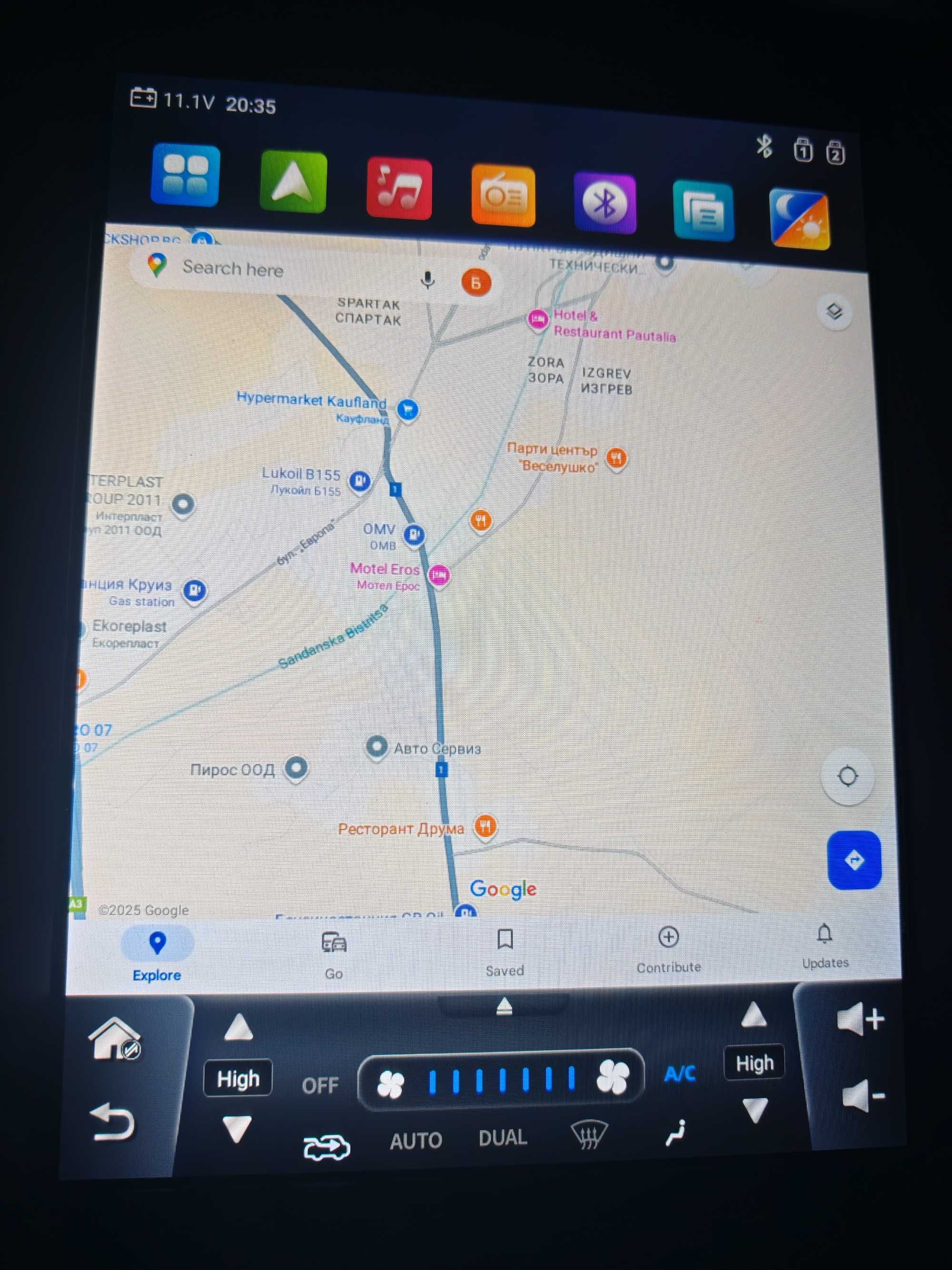 Мултимедия за Ford Focus с андроид, Tesla style 8 ядрена, 4 Gg+32 Gb
