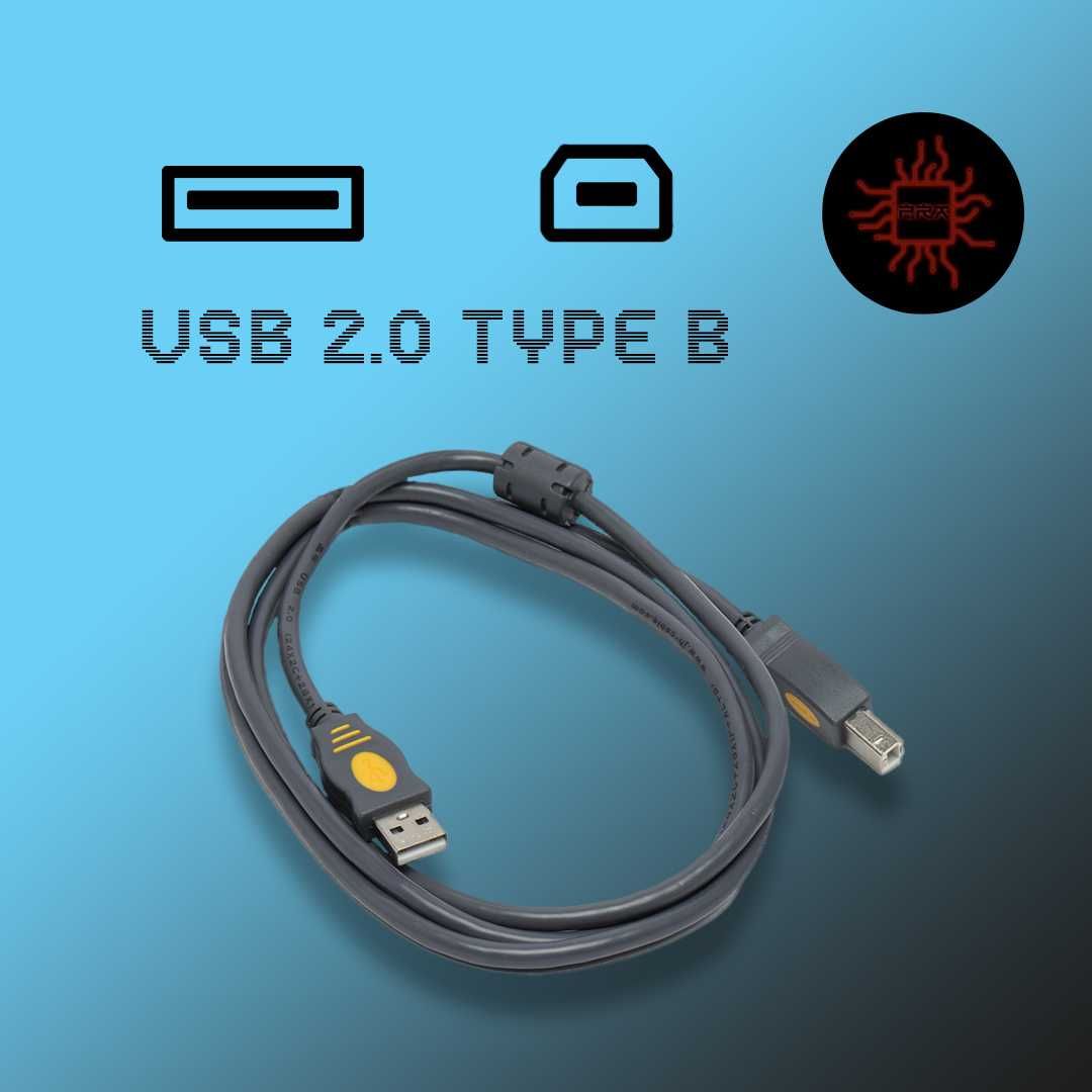 USB Type B (Для принтеров, микрофонов и т.д) 1,5м/3м