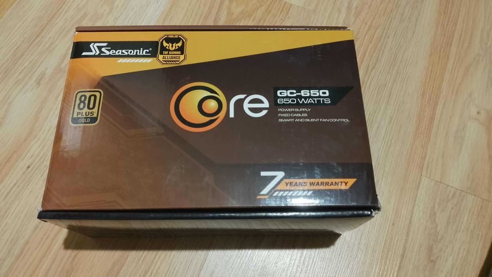 Захранване SEASONIC CORE GC-650 Gold (SSR-650LC) 80+ Gold