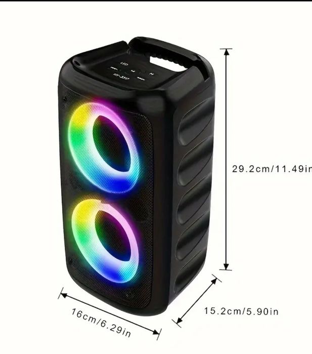 Boxa  Bluetooth și microfon , ideala pentru Karaoke / Efect LIVE