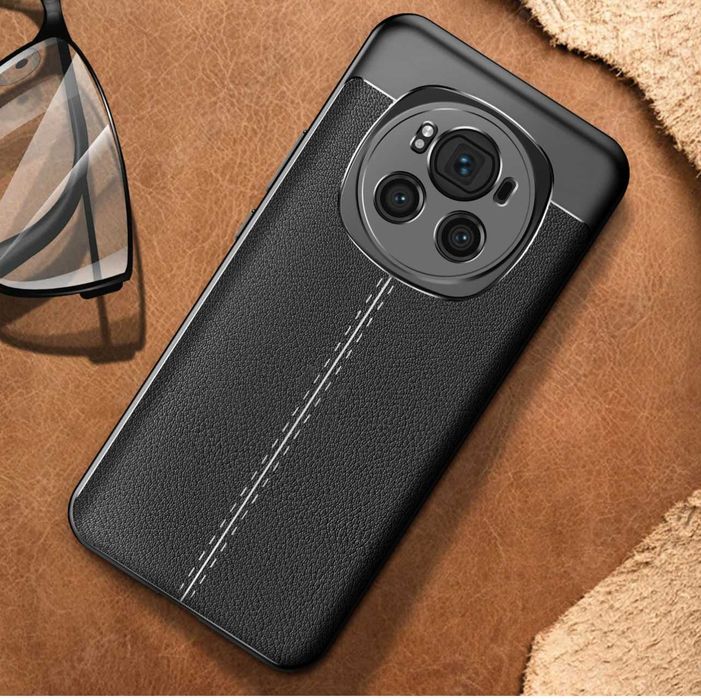 Husa Premium Antisoc model tip Piele pt Honor Magic6 Lite / Magic6 Pro