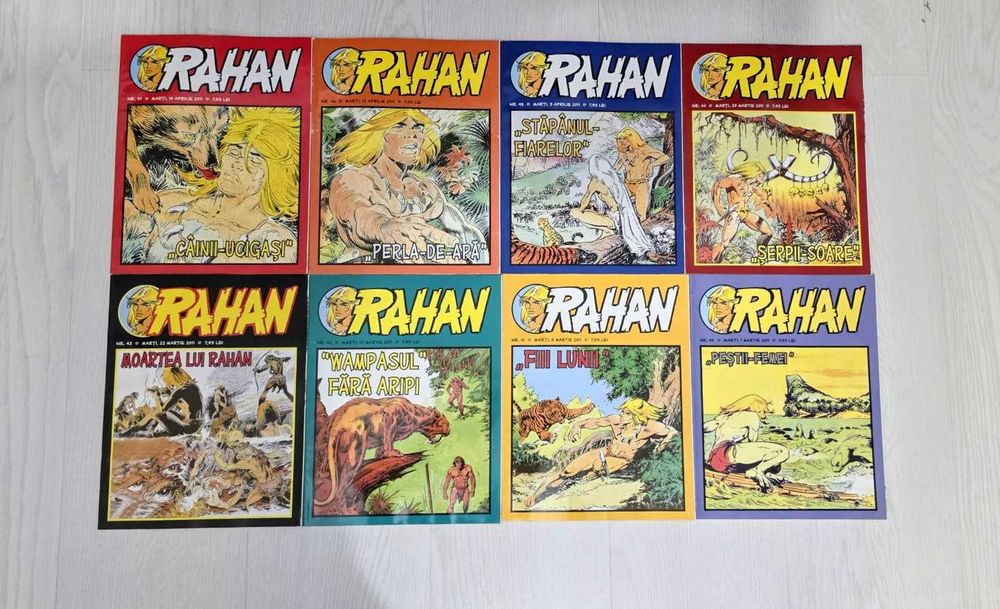 Colectie RAHAN - 55 volume, colectia Adevarul, stare excelenta