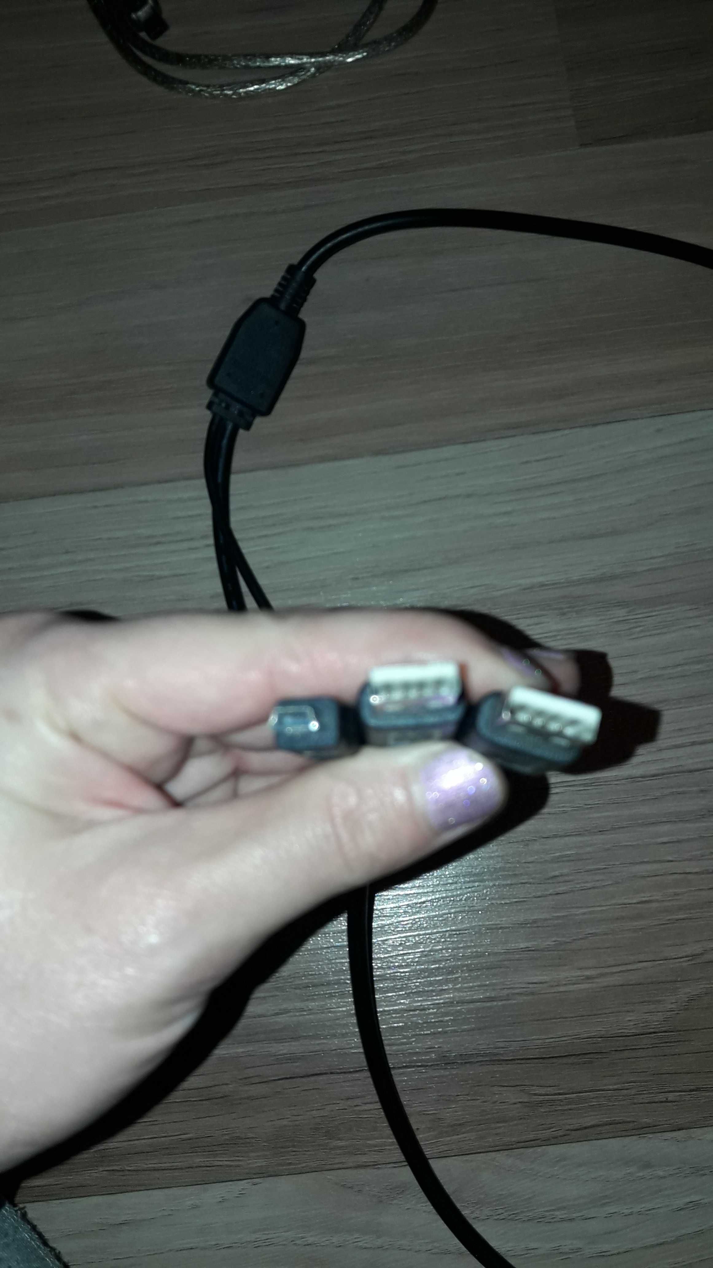 Cablu USB, dublu USB, pin, incarcator playstation, imprimanta, miniusb