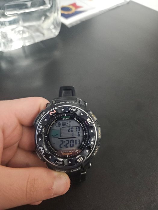 CASIO PRO TREK PRW 2500-1E Ceas radio controlat, încărcare solară