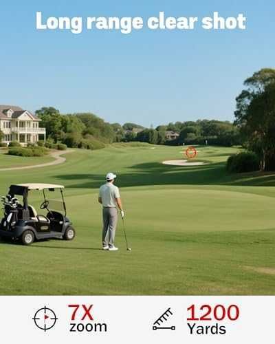 Нов Компактен голф далекомер 1200 ярда, акумулаторен, водоустойчив