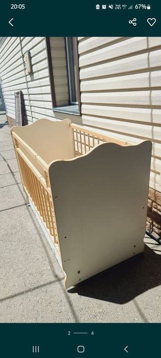 Детская  кровать качалка