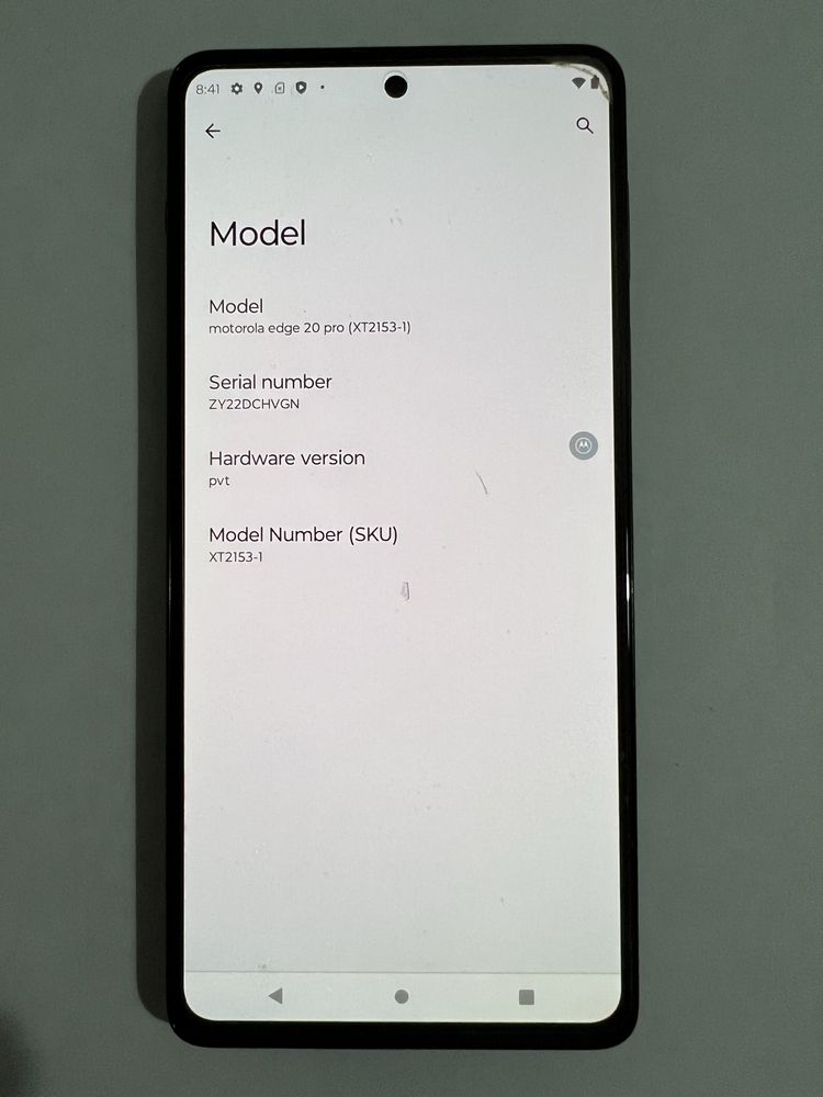 Motorola edge 20 pro