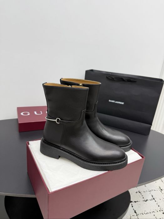 Gucci женские ботинки-челси из натуральной кожи