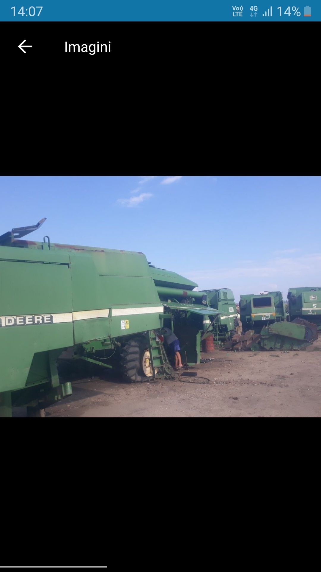 Dezmembram combine agricole john deere