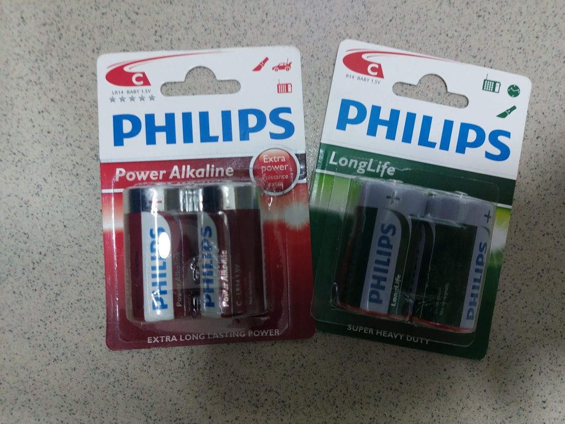 Алкални батерии philips r14